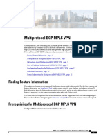 Multiprotocol BGP MPLS VPN: Finding Feature Information