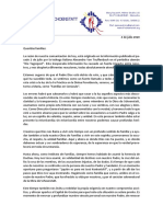 2020.07.04. Carta de La Dirección General - Acusaciones Contra El PK