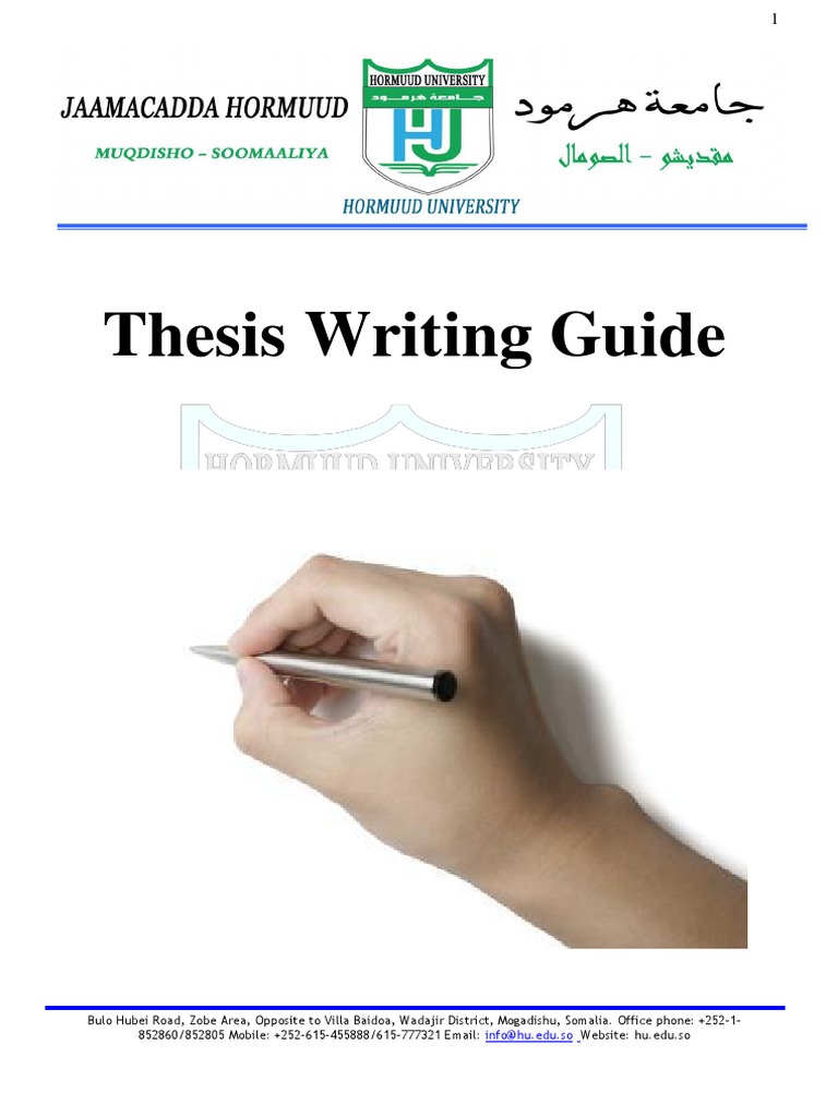 thesis guide pdf