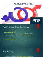 Pre-Natal: Development of Sex: Prepared By: Carla Marie Engaling Bsed Sciences 2B