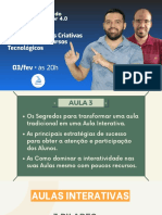 Aulas interativas ensino híbrido