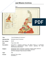 Carte Géographiqque Du CMR