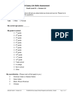 Ansell-Casey Life Skills Assessment Youth Level IV - Version 4.0