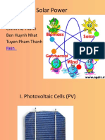 Solar Power: Tuong Le Dinh Chinh Ha Thanh Ben Huynh Nhat Tuyen Pham Thanh