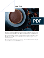 Recipe - French Chocolate Tart