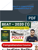 BEAT-2020 - POLITY & CONSTITUTION 