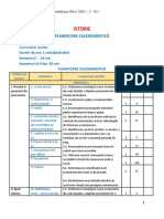 Istorie Planificare Calendaristica