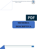 Memoria Descriptiva