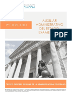 Examen Auxiliar Administrativo Del Estado 2019 1