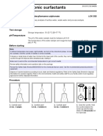 LCK 332 Anionic Surfactants: 0.05-2.0 MG/L Sodium Dodecylbenzene Sulphonate LCK 332