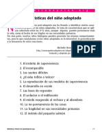 Características Del Niño Adoptado