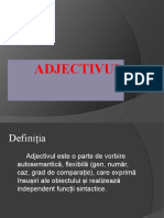 Adjectivul Prezentare Generală