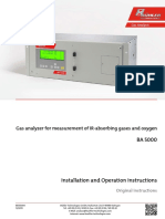 Gas Analyzer For Measurement of IR-absorbing Gases and Oxygen
