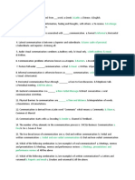 Business Communication MCQ Questions