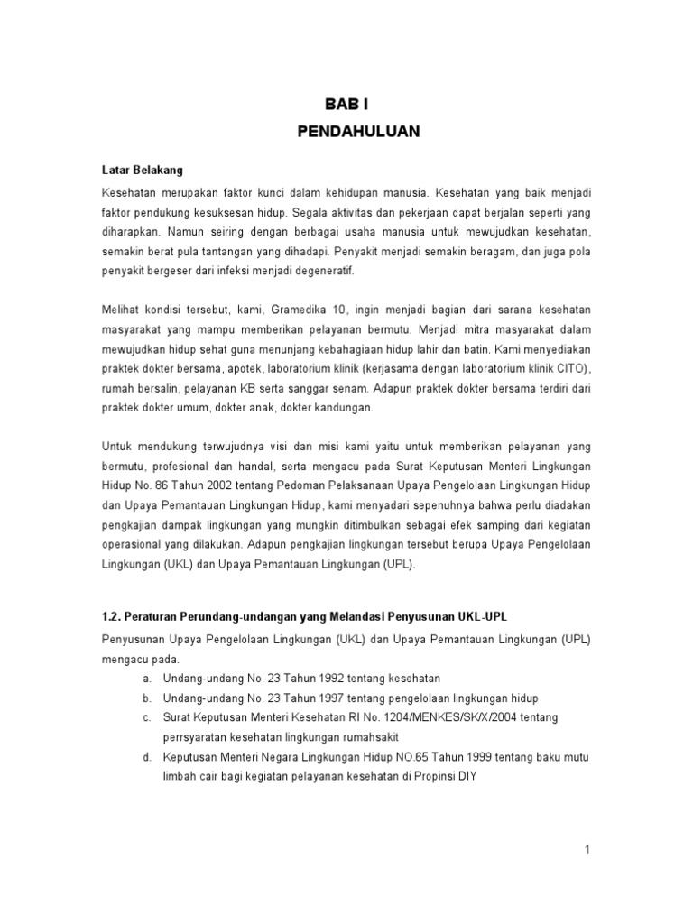 Dokumen Serupa Dengan Ukl Upl