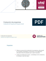 Evaluacion de Programas de Impacto Social