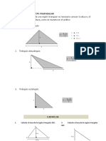 Área de Una Región Triangular