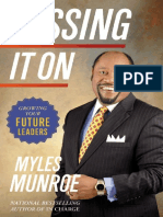 Passing It On - Growing Your Future Leaders - Munroe, Myles