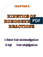 Kinetics of Homogeneous Reaction