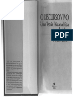 O Discurso Vivo Uma Teoria Psicanalítica Do Afeto by André Green