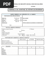 Demande de Pension CNSS Tunisie 2024 | PDF | Retraite | Travail