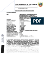 Reinicio plazo obra mejoramiento transitabilidad Contumazá