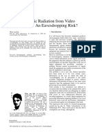 01 - 1985 - Wim Van Eck - Electromagnetic Radiation From Video Display Units An Eavesdropping Risk