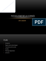 Pathologies de La Cornée