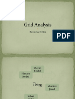 Grid Analysis: Busniess Ethics
