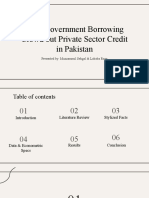 Does Government Borrowing Crowd Out Private Sector Credit in Pakistan