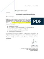 Modelo Carta Transparencia