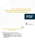 PDF Supervision y Control de Calidad en El Manejo de Concentrados A Granel y M DL