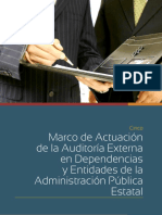 Marco de Actuacion de La Auditoria Externa en Dependencias y Entidades de La Administración Publica Estatal