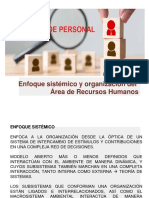 Enfoque Sistémico y Organización Del Área de RRHH