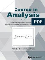Evans, Kristian P. - Jacob, Niels - Course in Analysis, A - Volume II Differentiation and Integration of Functions of Several Variables, Vector Calculus-World Scientific Publishing Company (2016)