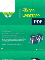 Modul 1 - Kenapa WhatsApp