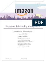 Customer Relationship Management: Submitted To: Dr. Krishna Das Gupta Batch of 2017-19 CRM-5, Group 09