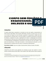 D10 Corpo Sem Órgãos e Esquizoanálise Em Deleuze e Guattari - Lucas Dilacerda