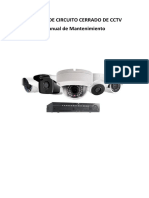 Manual de Mantenimiento Sistema de CCTV