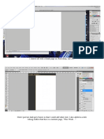 I Started Off With A Blank Page On Photoshop, Size A4