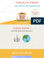 Nama-Nama Kota Di Indonesia: Tebak-Tebakan Emoji