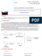 Teste de Molisch para Caracterização de Carboidratos