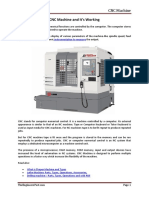 CNC Machine and It's Working