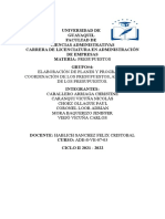 GRUPO#4 - Elaboración de Planes y Programa, Coordinación de Los Presupuestos, Aprobación de Los Presupuestos.