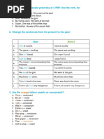 SMRT English Grammar 9-1 Past Simple