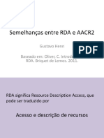 Semelhancas Rda Aacr