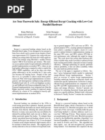 Are Your Passwords Safe: Energy-Efficient Bcrypt Cracking With Low-Cost Parallel Hardware