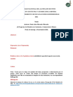 FORMATO PRESENTAR TRABAJO DE MAESTRIA