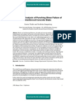 Numerical Analysis of Punching Shear Failure of Reinforced Concrete Slabs