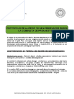 04 - Protocolo de Ahorro de Hemoderivados de La Consulta Preanestesica